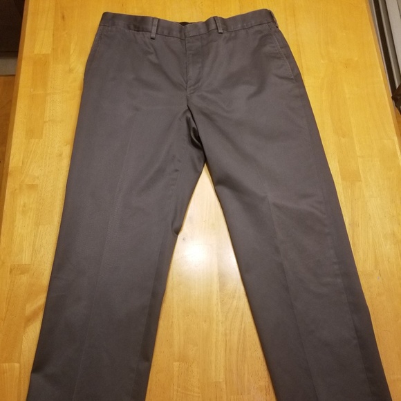 Lands End Tailored Twill Dress Pants - Picture 1 of 4